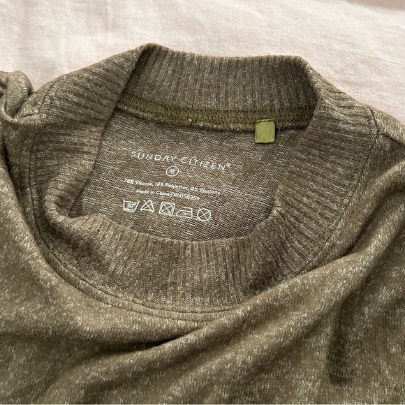 Sunday citizen Olive Cozy Soft Cosset Lazy Sweater Dress - Picture 4 of 9